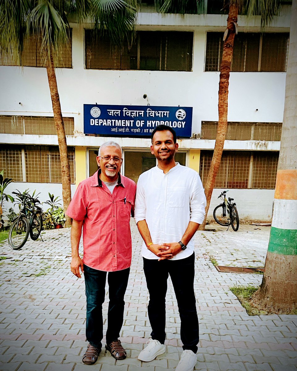 Dr. Ankit Agarwal (@ank_iitr) on Twitter photo Meeting Prof. Rajagopalan Balaji from University of Colorado Boulder <a href="/CUBoulder/">CU Boulder 🦬</a> at <a href="/iitroorkee/">IIT Roorkee</a> was an absolute delight — a perfect blend of deep learning and lively conversations.
Always inspiring to connect with such passionate minds!
<a href="/hydrology_IITR/">Hydrology Department, IIT Roorkee</a> Meeting Prof. Rajagopalan Balaji from University of Colorado Boulder <a href="/CUBoulder/">CU Boulder 🦬</a> at <a href="/iitroorkee/">IIT Roorkee</a> was an absolute delight — a perfect blend of deep learning and lively conversations.
Always inspiring to connect with such passionate minds!
<a href="/hydrology_IITR/">Hydrology Department, IIT Roorkee</a>
