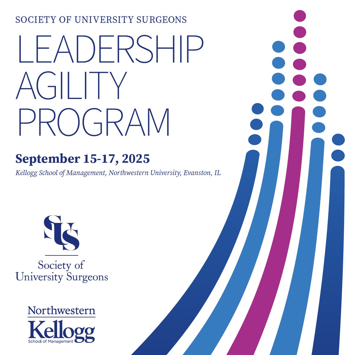 Society of University Surgeons (SUS) (@univsurg) on Twitter photo Registration for the SUS Leadership Agility Program w/<a href="/KelloggSchool/">Kellogg School</a> is open.ย This programย is designed to develop leadership skills in aspiring division/section chiefs & center, hospital, and medical school leaders. Apply today, registration is limited!
susweb.org/leadership-agiโฆ Registration for the SUS Leadership Agility Program w/<a href="/KelloggSchool/">Kellogg School</a> is open.ย This programย is designed to develop leadership skills in aspiring division/section chiefs & center, hospital, and medical school leaders. Apply today, registration is limited!
susweb.org/leadership-agiโฆ
