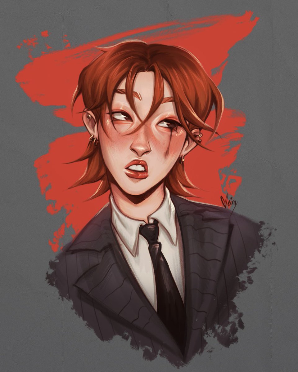 linamichy's tweet photo. ginger mullethong on my mind.... #ateezfanart https://t.co/jiK4SFzQym