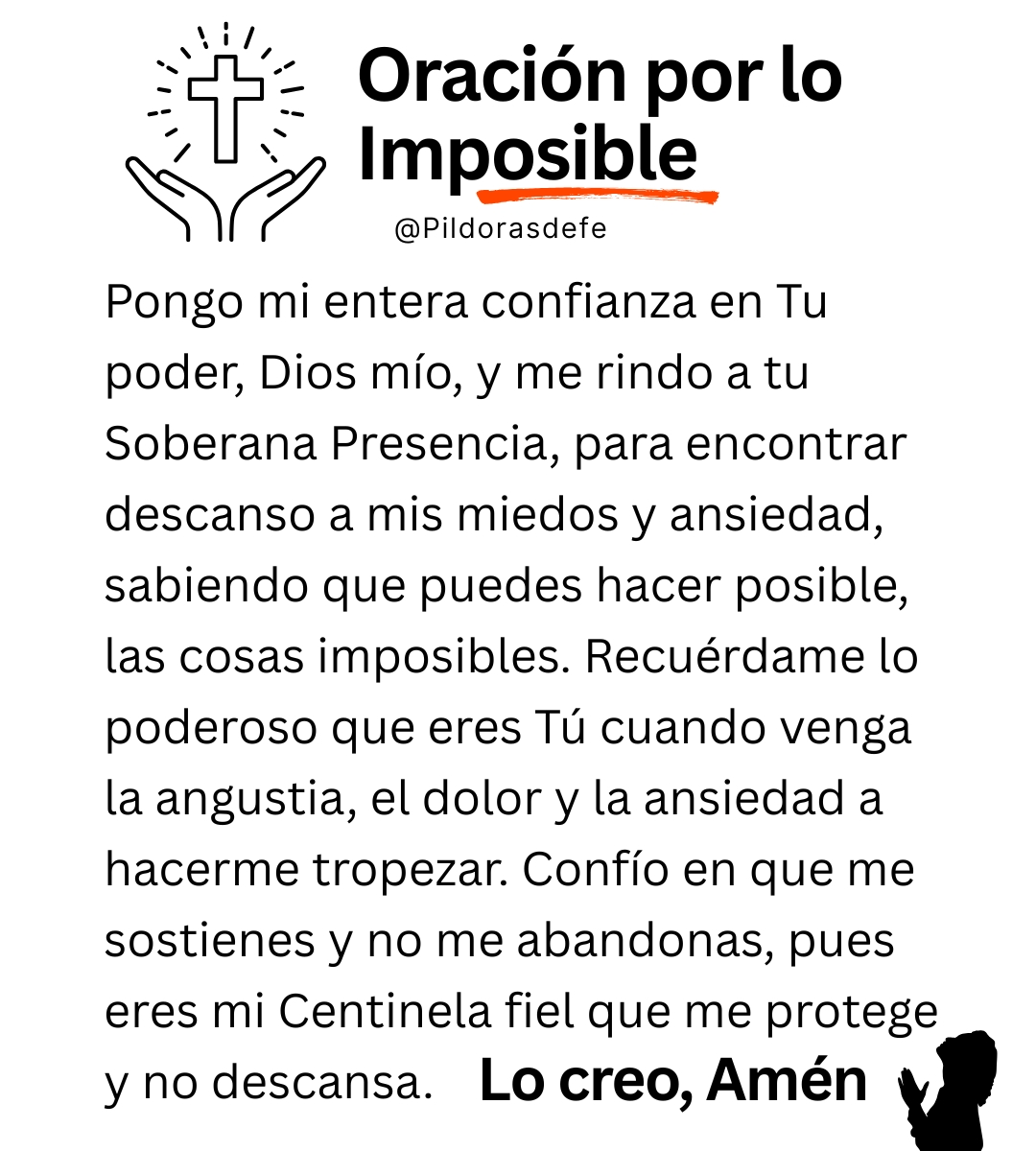 Oración.
🙏