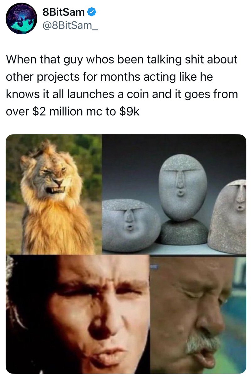 That guys that talks so much but rugged lots of people with sDOG, worked for the goat and rugged more. 

sDOG from over $1.2M to $75k 

🤣🤣🤣🤣🤣🤣🤣🤣🤣🤣🤣