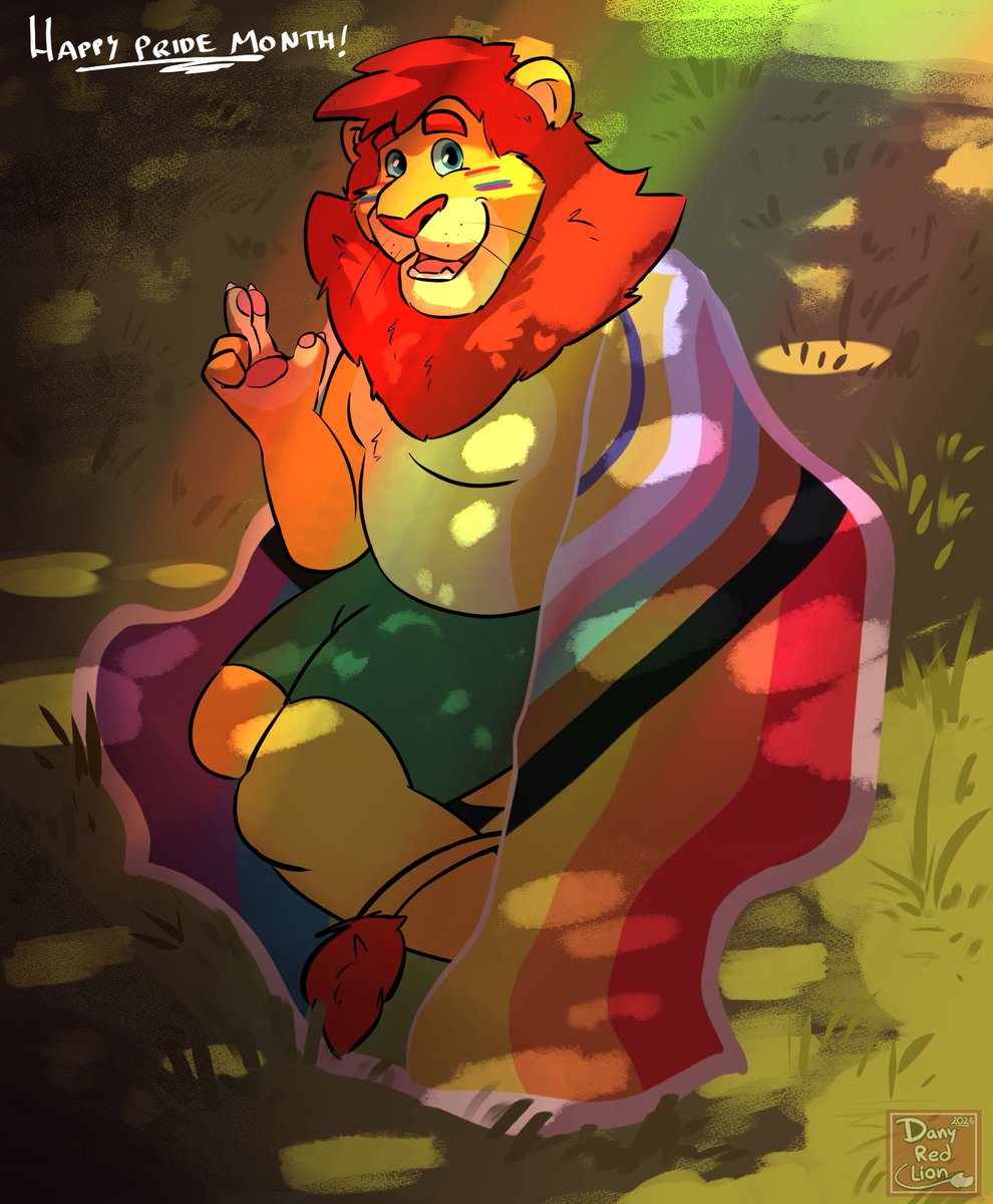 A little drawing before pride month ends :) 🏳️‍🌈