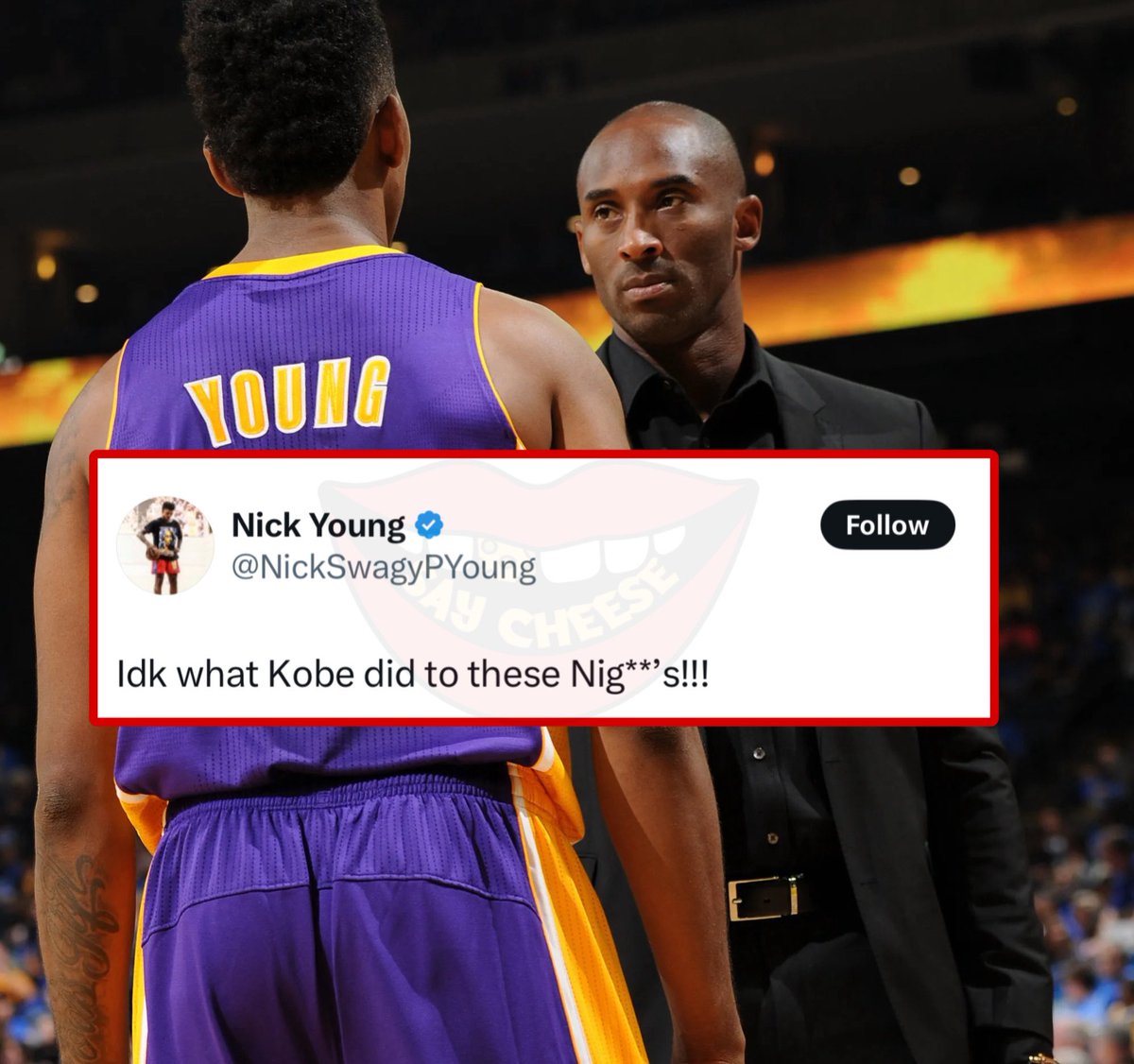 Nick Young is curious to why so many people are disrespecting Kobe Bryant now that he’s gone