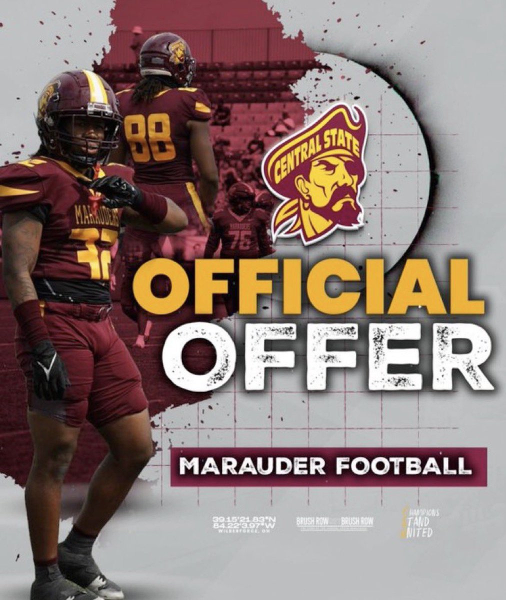 LeeseanSaunders's tweet image. After a great conversation with @CoachJamesLee I am blessed to receive my first offer from central state!