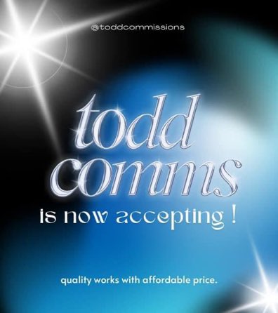 todd comms ✧･ﾟ:* OPEN tweet media