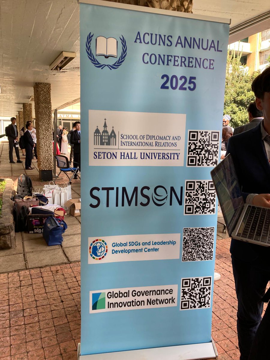 🌍 Day 1 of the Annual #ACUNS Meeting at the University of Nairobi!

Theme: Environmental Multilateralism &amp; Human Development
📅 23–25 June 2025

Join the in-person/hybrid sessions: docs.google.com/document/d/1lR…

Join the virtual sessions: docs.google.com/document/d/1tq…