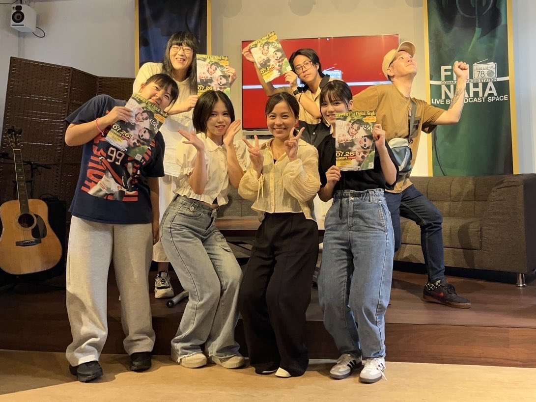 メダチタガリの皆さんと、キュウナヒトミのクラッチタイム、週末はしゃいでSHOWTIME２時間ラジオ楽しみましたー！
7/26ワンマン！みんな応援行ってねー！