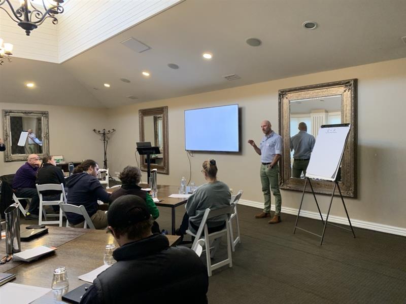 Trace element deficiencies in both pastures &amp; animals have a major effect on farm productivity. A workshop held last week provided up-to-date information on trace elements for pastures &amp; animals. Presentations by Meridian's Andrew Speirs, Mackinnon's Ben Aston, &amp; MLA's Ross Mann.