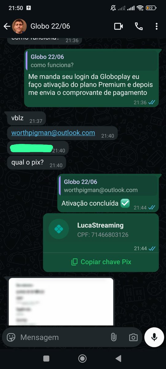 LucaStreamin337's tweet photo. 🚨Promoção: Ativação da Gl0b0pl@y Premium na SUA Conta por Apenas R$5/mês!
Não perca tempo, entre em contato agora mesmo: 👉 https://t.co/txVX3UFHqC

⚠️ Oferta válida até dia 30 ⚠️ https://t.co/66uKvYIRQW