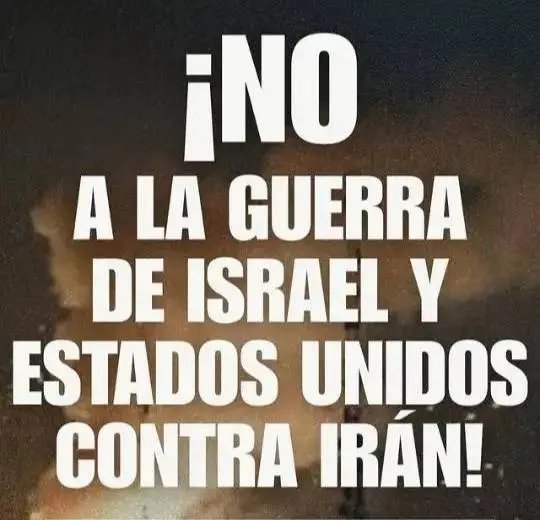 ¡No a la guerra de Isrrael y Estados Unidos !
#noalaguerra