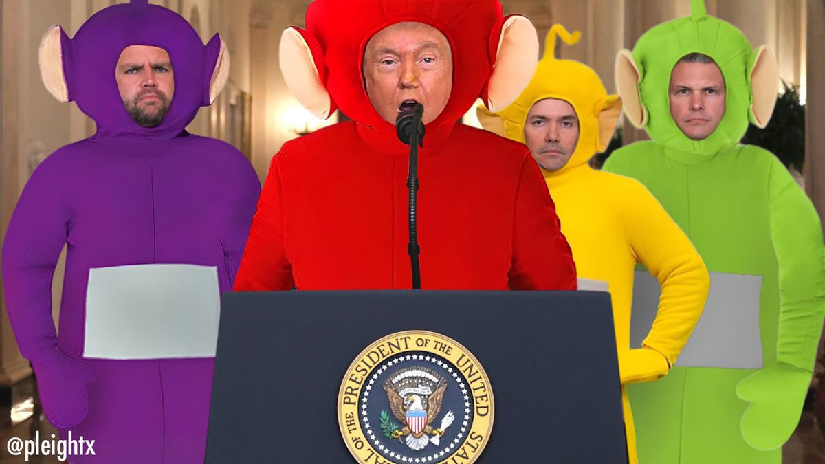 MediaBusters6's tweet photo. Let’s play 2 Truths & a Lie:
1-We are being governed by MORONS
2-These 4 incompetent #Fidiots can’t get their stories straight
3- Their actions are going exactly to plan
*with apologies to the Teletubbies who would be doing a far better job https://t.co/9zeMxqq2PC