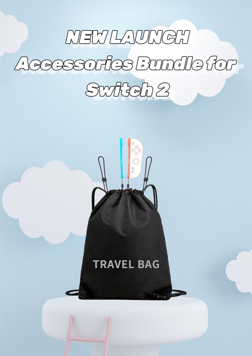 Funlab_switch's tweet image. 🚀 Level Up Your Switch 2 Game! 🎮
Introducing the FUNLAB Joy-Con 2 Accessories Bundle – your all-in-one kit for comfy marathons, scratch-free mouse mode, and epic motion gameplay! 💥
✅ Smooth-gliding mouse pad ✅ Ergo grips ✅ Steering wheels ✅ Sport straps + sleek travel…