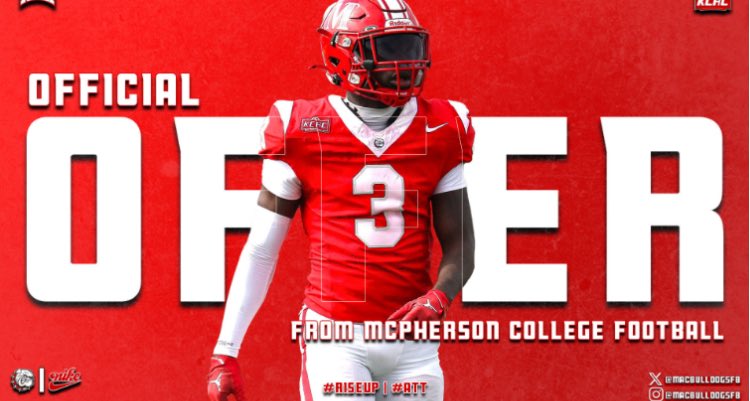 Danin”BigD”Mejia (@danin_5mejia) on Twitter photo Beyond Blessed to receive my first offer from <a href="/MACBulldogsFB/">McPherson Football</a> <a href="/JoshPisik/">Coach Pisik</a> <a href="/CoachQuinters/">Coach PJ Quinters</a> <a href="/CoachFord8/">CoachFord</a> <a href="/RecruitTheBend/">Coastal Bend Recruiting</a> <a href="/RecruitVEHS/">RecruitTheTitans</a> #AGTG 🙏🏽 Beyond Blessed to receive my first offer from <a href="/MACBulldogsFB/">McPherson Football</a> <a href="/JoshPisik/">Coach Pisik</a> <a href="/CoachQuinters/">Coach PJ Quinters</a> <a href="/CoachFord8/">CoachFord</a> <a href="/RecruitTheBend/">Coastal Bend Recruiting</a> <a href="/RecruitVEHS/">RecruitTheTitans</a> #AGTG 🙏🏽