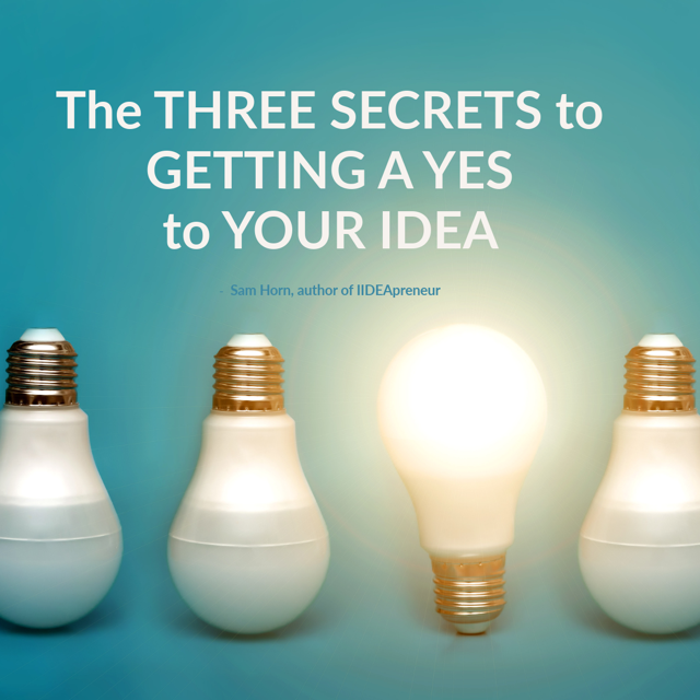 Do you have a BIG IDEA and worry that it's going to get turned down? Turn a NO into a YES with these tips. medium.com/p/get-a-yes-to…  
#samhorn #marketing #sales #salesforce #ideas