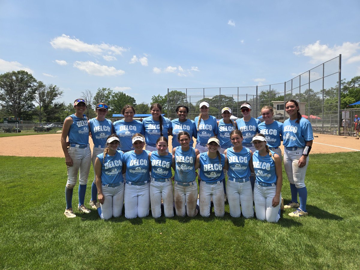 We are so proud of our Delco Carpenter Cup Softball team. The Delco team, including our very own Ryleigh Hagerty 💚 , had a strong tournament, making it to the Semifinals today and playing 5 great games!