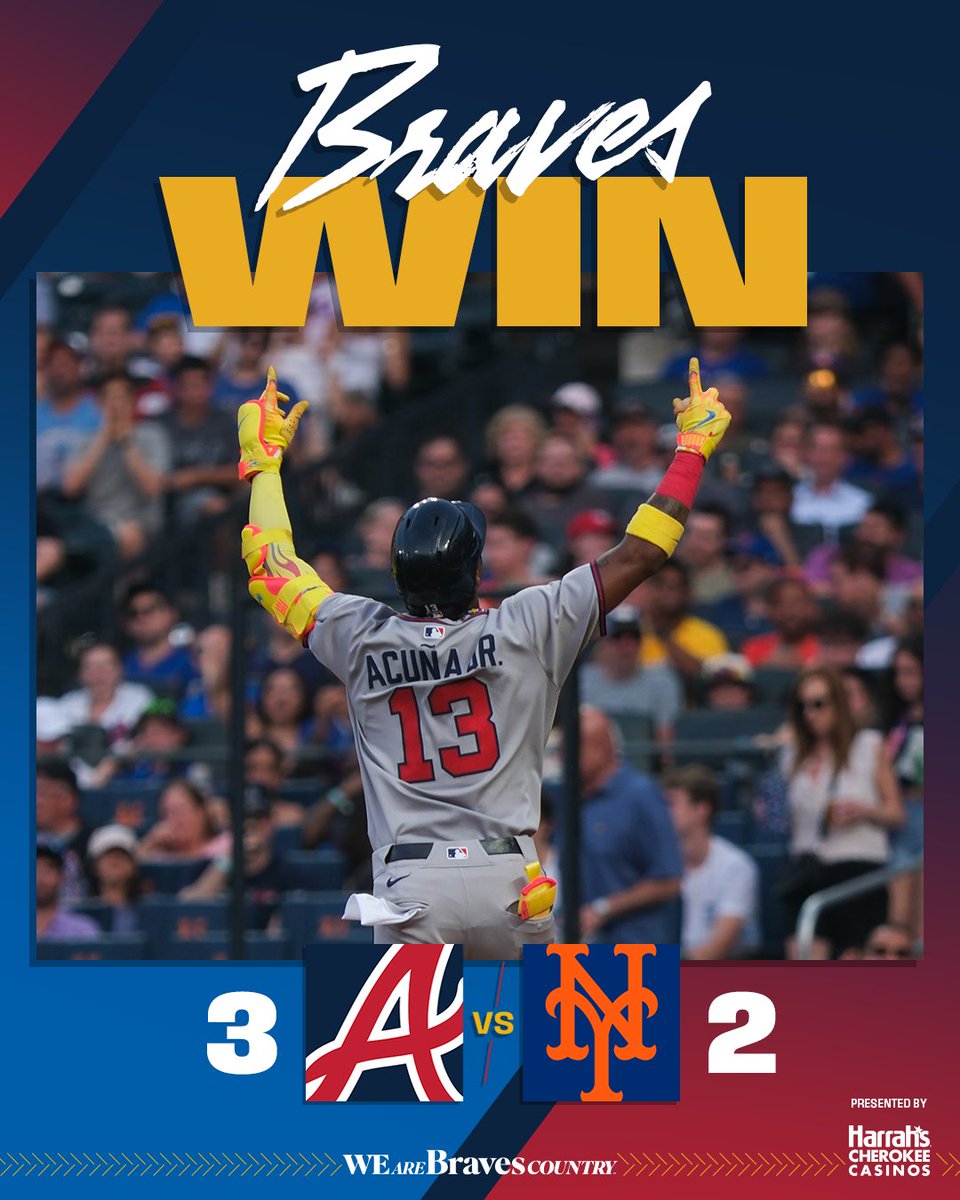 Game 1 ✔️

#BravesCountry
