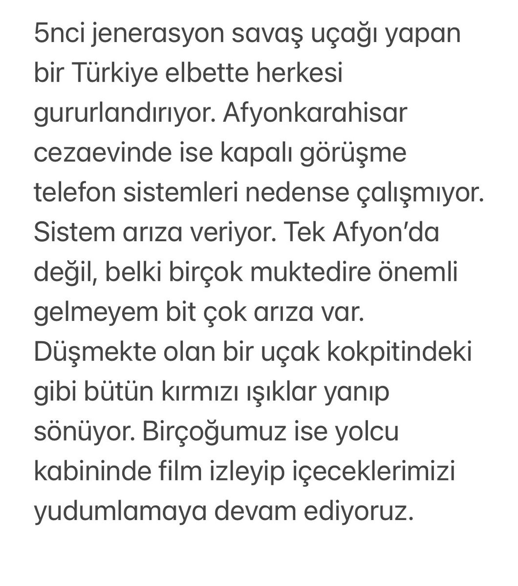 barisatayman's tweet photo. İstanbul’dan Afyon’a ablam İpek Elif Atayman’ı görmeye giden oğlu @eefecakir ı ve babam Nusret Atayman’ı cezaevinin çalışmayan görüşme sistemi süprizi bekliyordu. Aklıma “Hiper Normalleşme” terimi geldi. https://t.co/1iuJWJdR5k