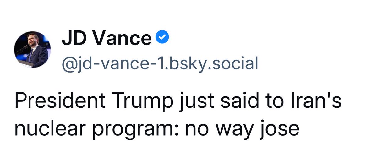 JD Vance trolls Bluesky.