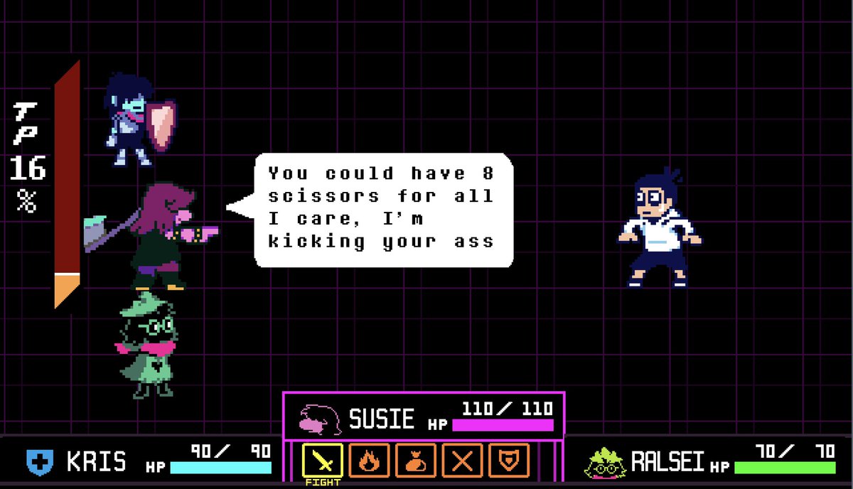 viceshout__'s tweet photo. #DELTARUNE #scissorsseven https://t.co/Ke22JeGaLB