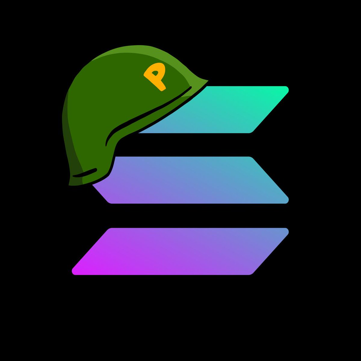 ponkehq's tweet photo. @TiteWare_ @solana @phantom stay strapped, @solana + @phantom 🪖 https://t.co/JQokUftdCQ