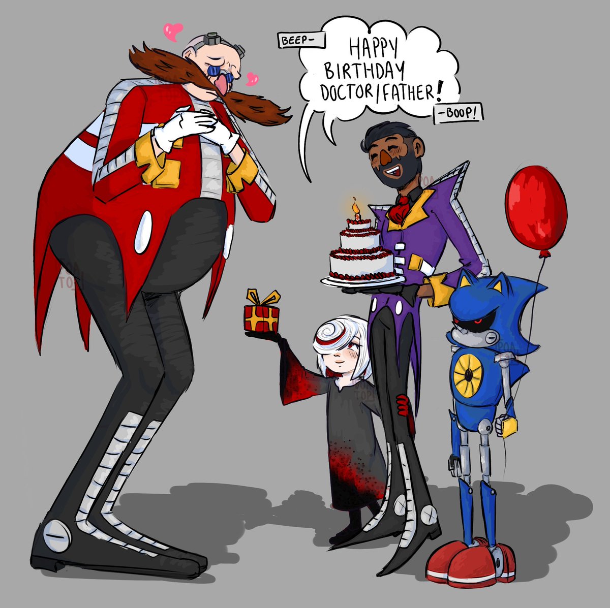poatopp's tweet photo. happy (belated) birthday doctor 🗣️
#stobotnik #metalsonic https://t.co/QRactZffG7
