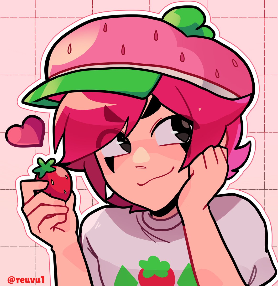 strawberry shortcake and orange blossom matching :3 #BrawlStars