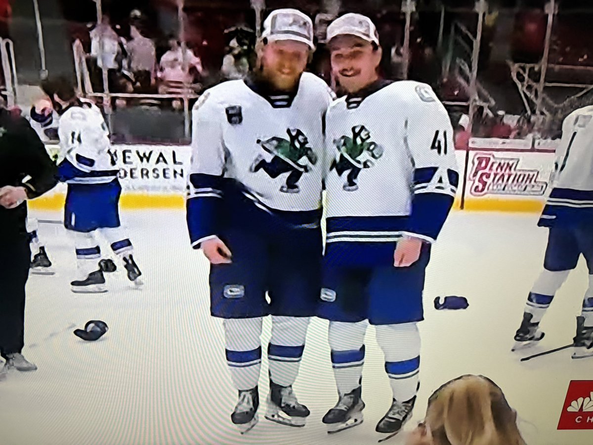 Paul Allan (@paulallan5) on Twitter photo Fmr <a href="/MinnStMHockey/">Minnesota State Hockey</a> standouts Akito Hirose and Nathan Smith won the Calder Cup tonight as AHL Champions with the <a href="/abbycanucks/">Abbotsford Canucks</a>. Fmr <a href="/MinnStMHockey/">Minnesota State Hockey</a> standouts Akito Hirose and Nathan Smith won the Calder Cup tonight as AHL Champions with the <a href="/abbycanucks/">Abbotsford Canucks</a>.