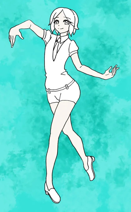 #1日1絵Ⅴ 167/365 軽やかなフォス #宝石の国 #フォスフォフィライト
