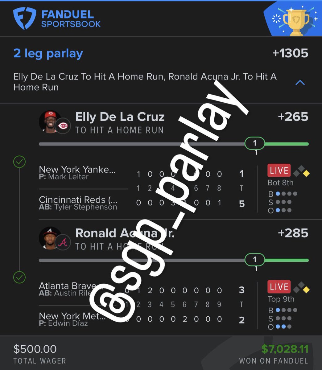 Cash 2 more 💥💥

Elly x Marte ✅

Elly x Acuna ✅

LETS GO!!!!

Sending $100 to someone that retweets and likes this post!