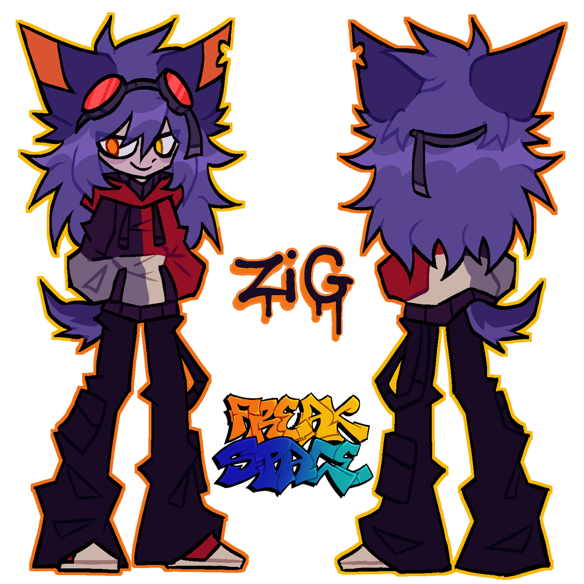 HYPERGRAPED's tweet photo. Look at my cool new reference for Zig
#Art #FreakSpace #OCart https://t.co/sX8q5XCTTE