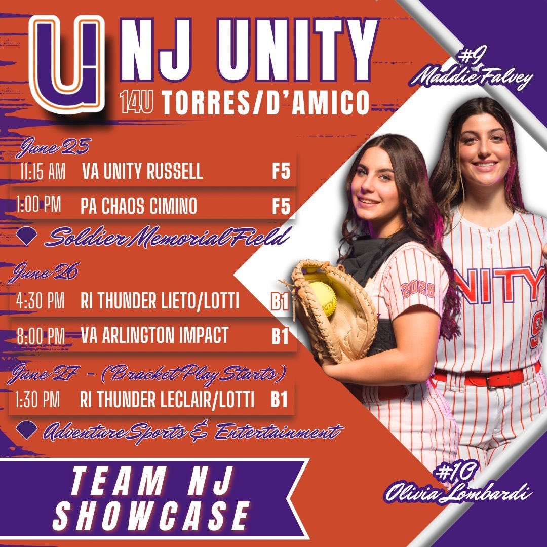 Check out our Talented Team at the Team NJ Summer Classic Showcase☀️🥎 (schedule change) <a href="/TeamNJSoftball/">Team NJ Softball</a>