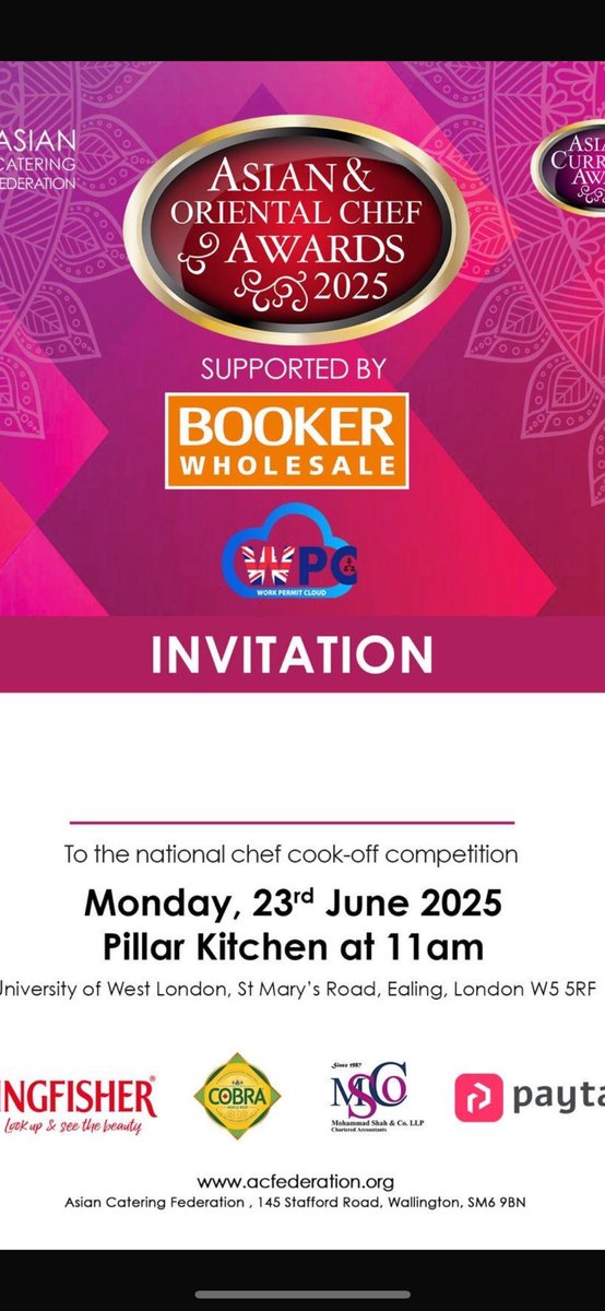 Sabbir Karim (@sabbirkarim) on Twitter photo Amazing day at the <a href="/AsianCurryAward/">Asian Curry Awards</a> 2025 Chef Cookoff! ๐ฅ๐จโ๐ณ
Incredible talent and mouthwatering Indian dishes from chefs across England! ๐ฎ๐ณ๐
Big thanks to Yawar Bhai and the team for the invite! ๐โจ Amazing day at the <a href="/AsianCurryAward/">Asian Curry Awards</a> 2025 Chef Cookoff! ๐ฅ๐จโ๐ณ
Incredible talent and mouthwatering Indian dishes from chefs across England! ๐ฎ๐ณ๐
Big thanks to Yawar Bhai and the team for the invite! ๐โจ