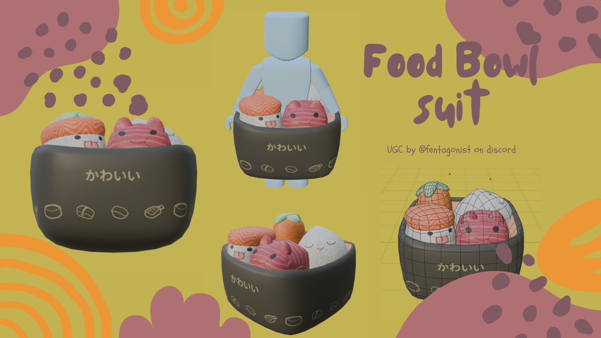 released this new UGC — any in-game purchases of it (at Kanji’s teahouse) will get you exclusive in-game cosmetics. Go check it out!!!