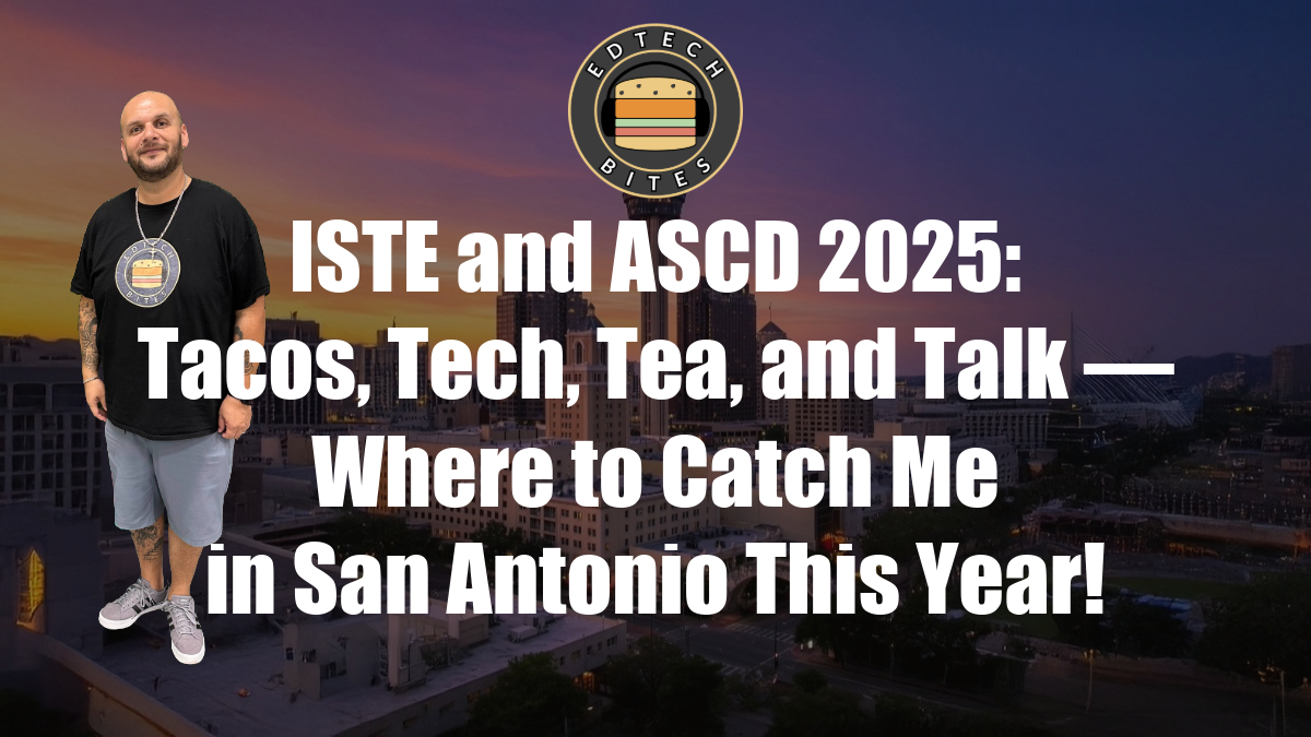 ISTE 2025 is just around the corner. Check out my sessions and social events I've got going on. 
#ISTE #ISTE25 #ISTE2025 #EdTech <a href="/ISTEofficial/">ISTE</a> <a href="/ASCD/">ASCD</a> 

edtechbites.com/2025/06/23/ist…
