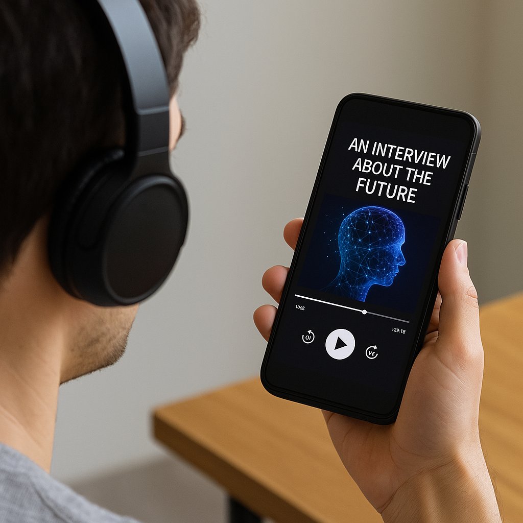 He decidido convertir mis artículos de mi blog #DebateDeIdeas de <a href="/LinkedIn/">LinkedIn</a> en un podcast interactivo con ayuda de #NotebookLMS de <a href="/Google/">Google</a>
☑️ El primer ejemplo es una entrevista imaginaria en la que converso con una #IA sobre los desafíos, miedos y oportunidades que nos depara el