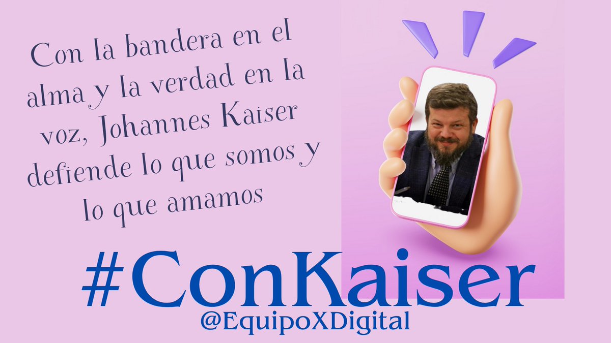 🇨🇱 Johannes Kaiser representa al Chile que no se rinde, al que ama su historia y su libertad. Su voz es fuerza, su causa es la patria. ¡Con él renace la esperanza! #ConKaiser