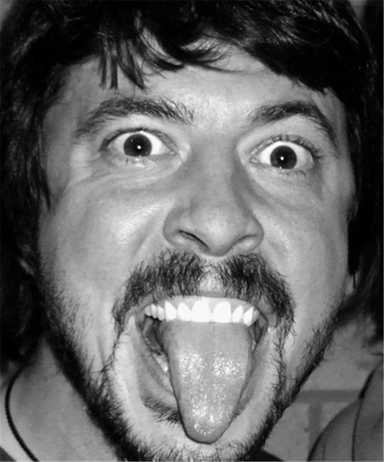 Dave Grohl, 2005. Photo by Mick Rock.