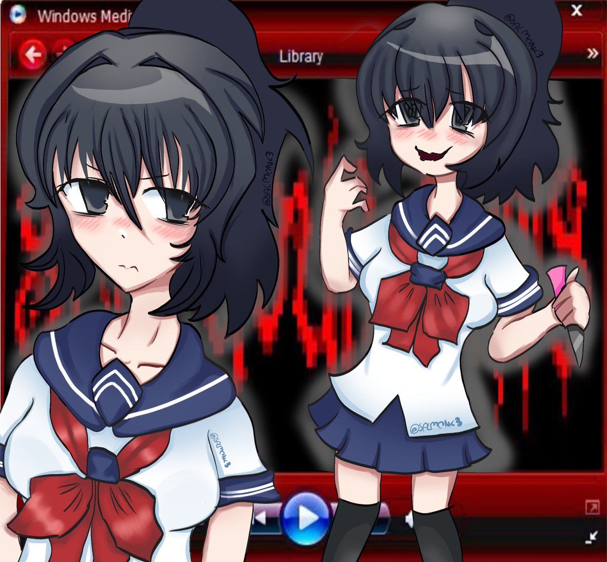 ayano-chan ❤️ #art #YandereSimulator #ayano #moe