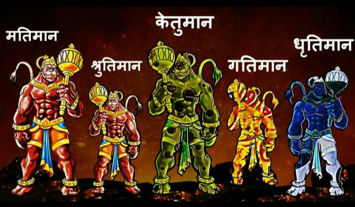 Names of the Hanumanji Brothers Are :-

1. Matiman: According to some versions, Matiman was known for his intelligence and wisdom, and was often sought out for advice by Hanuman and other Vanaras. He was said to have been skilled in the arts of diplomacy and negotiation