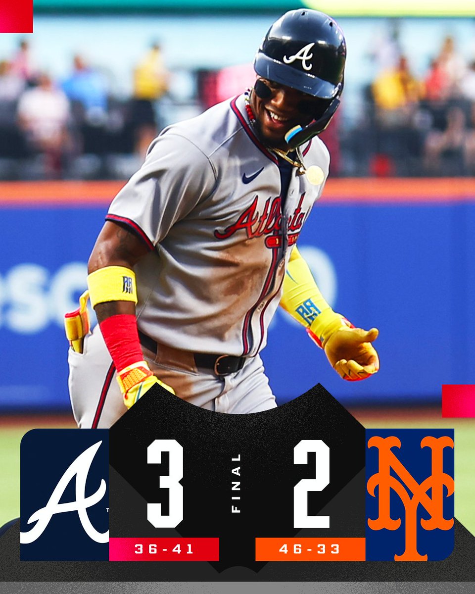 The <a href="/Braves/">Atlanta Braves</a> improve to 4-0 against the Mets this season.