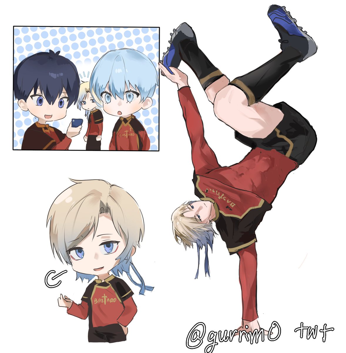 gurrim0's tweet photo. kaiser krug trend😍 DO NOT REPOST!! #kaiser #bluelock #bllk #isagi #hiori https://t.co/d8ieWY4Pqp