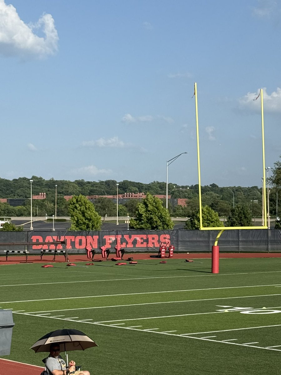 Enjoyed camp today! Appreciate the work. <a href="/DaytonFootball/">Dayton Football</a>