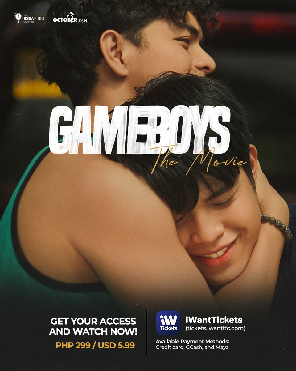 Baby...miss mo na ba sina Cairo at Gavreel? 🥰

GAMEBOYS: The Movie is now available on iWantTickets!
Get your access now: bit.ly/TicketsGameboy…

#GameboysTheMovie