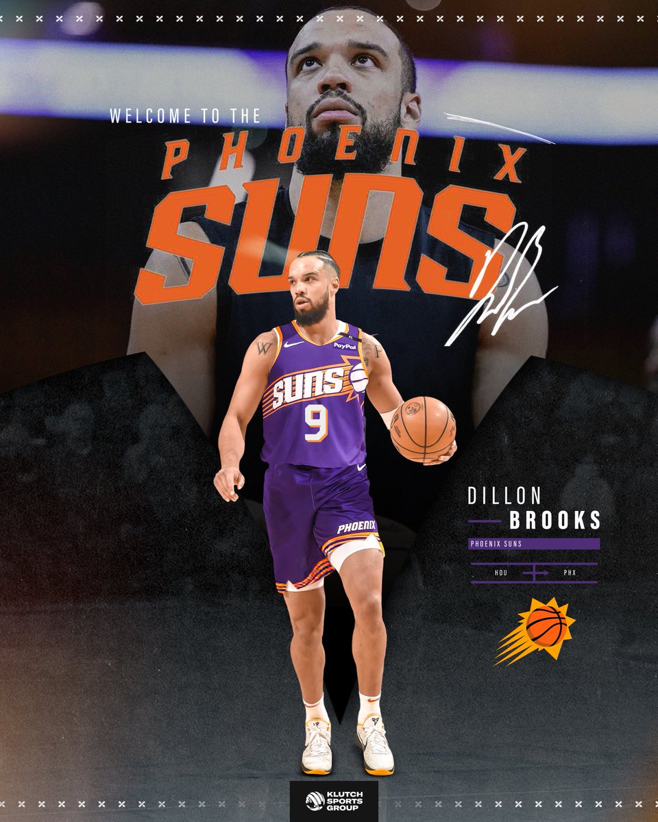 Welcome to Phoenix, Dillon Brooks! ☀️