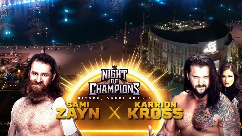WOW ils ont placé Sami Zayn vs Karrion Kross sur la carte de Night of Champions !!!

TROP BIEN !

#WWERAW #WWENOC