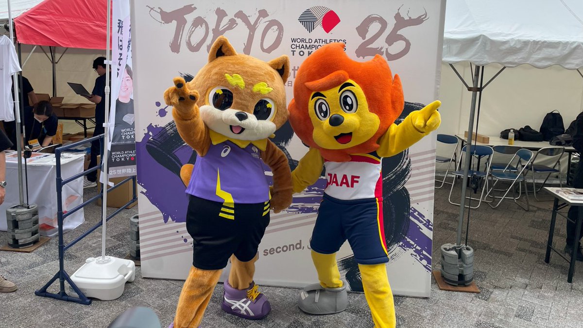 【#日本選手権満喫】りくワンとアスリオンがやってくる！ prtimes.jp/main/html/rd/p…