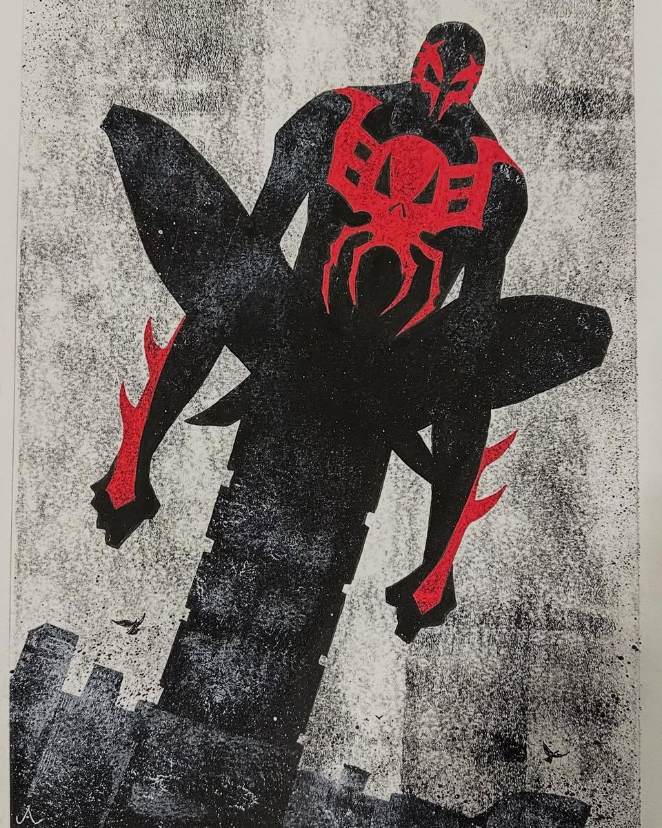 patthewatcher's tweet image. Spider-Man 2099
Artwork by: Jeffrey Alan Love