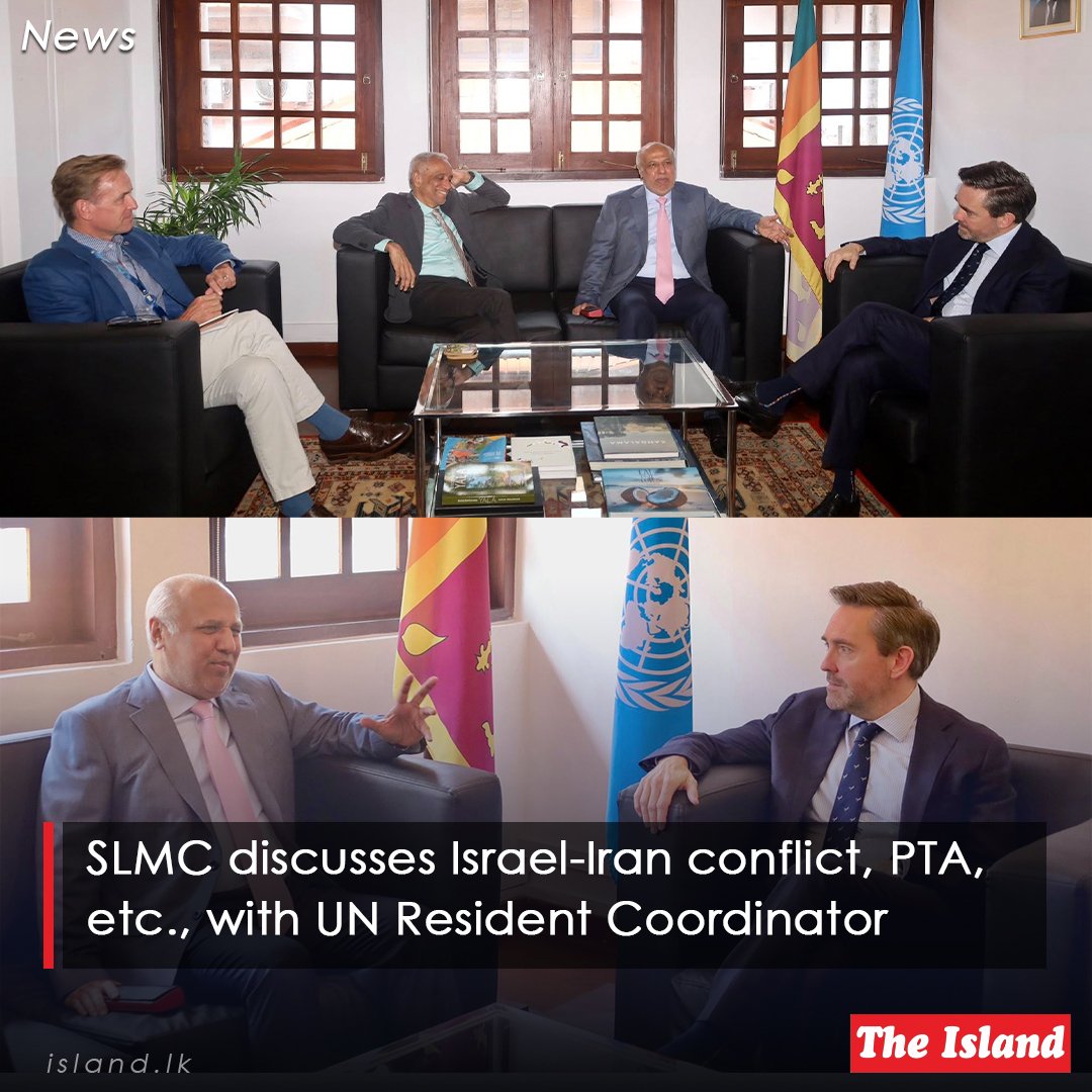 theisland_lk's tweet image. tinyurl.com/uhjnnvtu

SLMC discusses Israel-Iran conflict, PTA, etc., with UN Resident Coordinator

#TheIsland #TheIslandnewspaper #SLMC #MarcAndréFranche #PTA #IsraelIranConflict