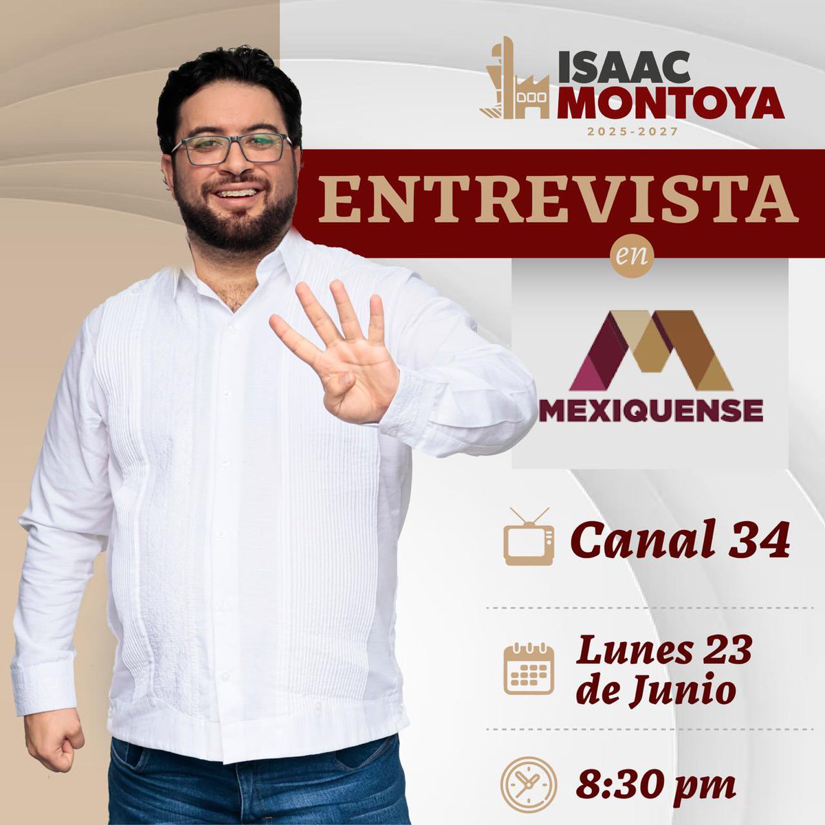 📺 Hoy estaré en entrevista en Mexiquense TV, donde hablaremos sobre las afectaciones que dejó la lluvia atípica en Naucalpan y las acciones que hemos implementado para atender a las familias afectadas.

Desde el Gobierno Municipal seguimos actuando con responsabilidad y