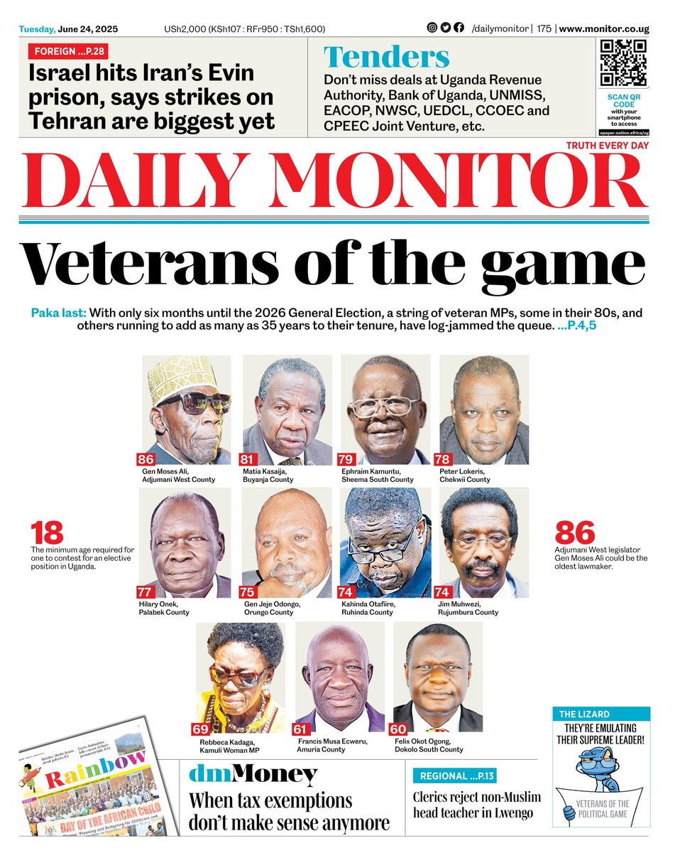 Veterans of the game 

epaper.nation.africa/ug

#MonitorUpdates 
#TruthEveryDay